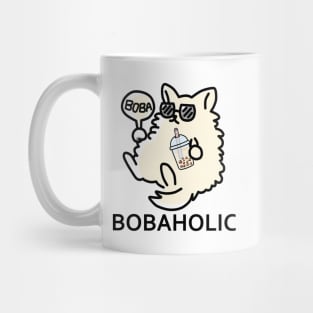 Bobaholic Cat Is The Boss! Mug